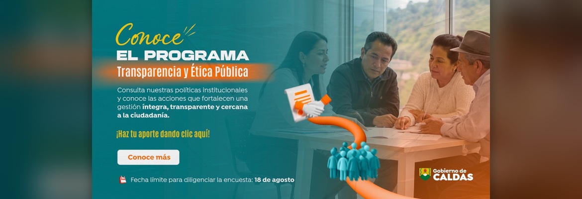 Programa de Transparencia y Ética Pública: participa en la encuesta