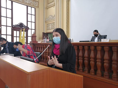 funcionaria expresó opt