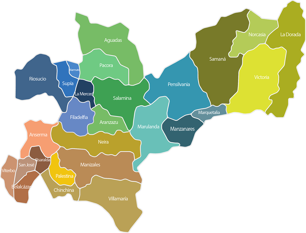 Mapa Caldas