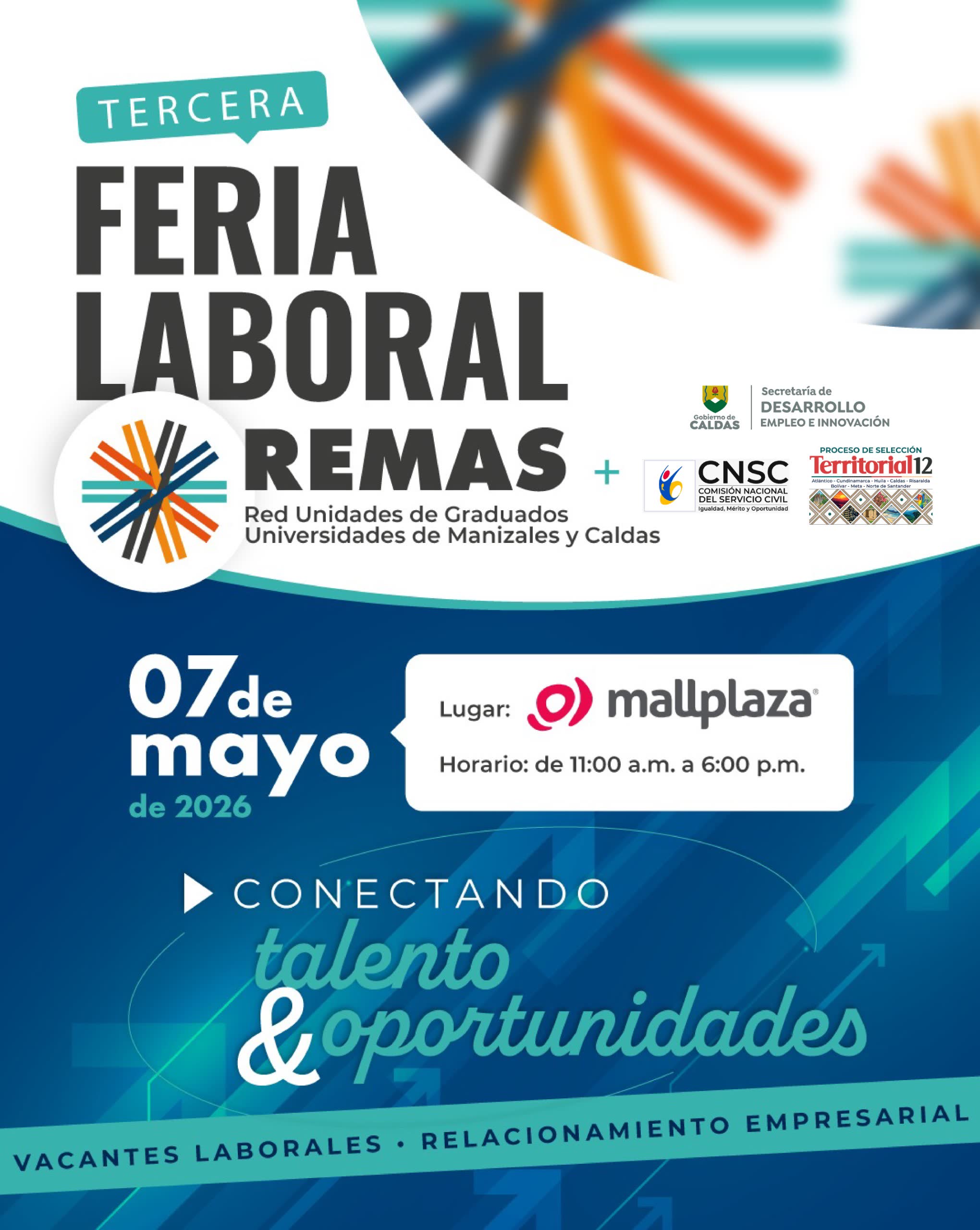 Gobernacion de Caldas se vincula a la tercera Feria Laboral Conectando talentos y oportunidades: sera el 7 de mayo en Manizales