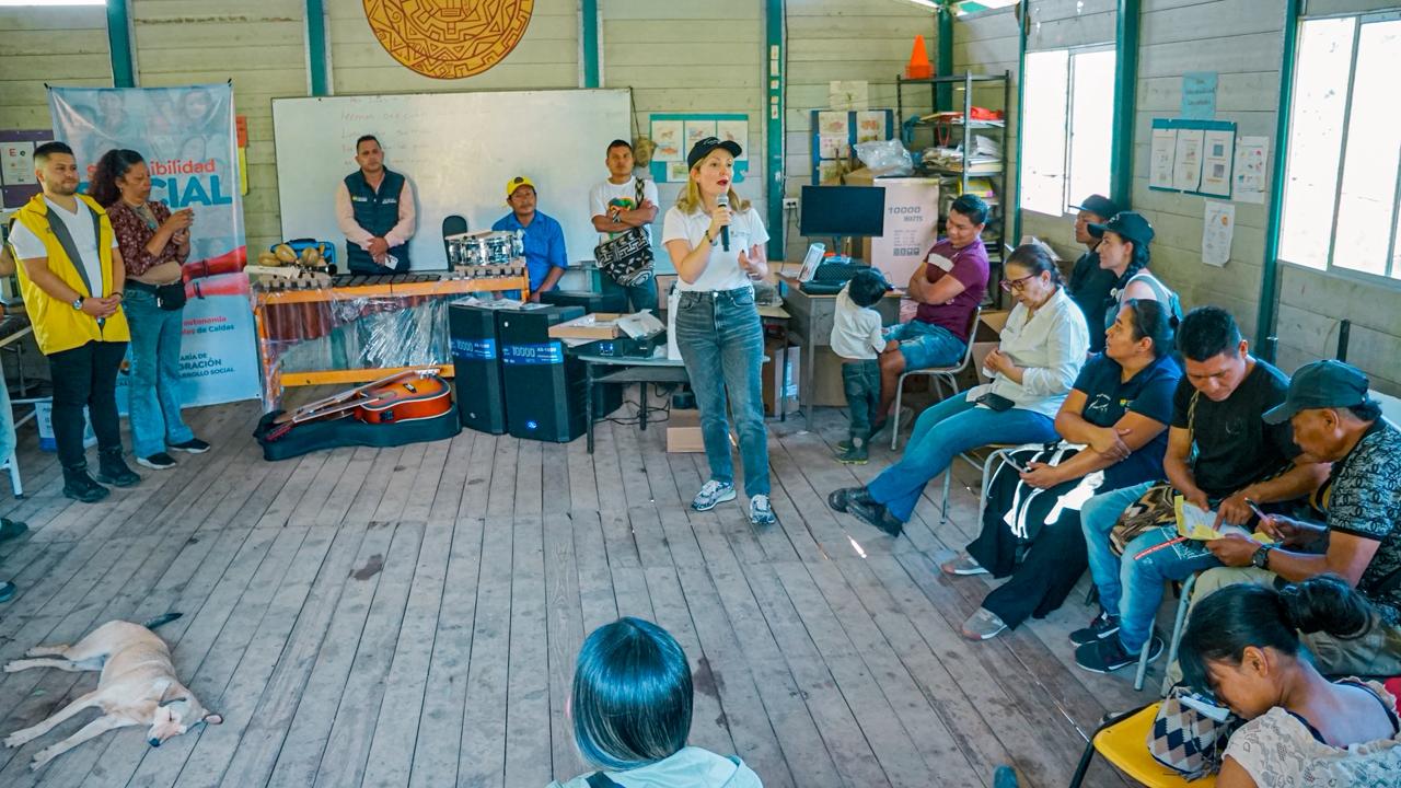 Con inversion de $134,5 millones, Gobernacion de Caldas y UARIV fortalecen a la comunidad indigena Dachi Joma en Anserma