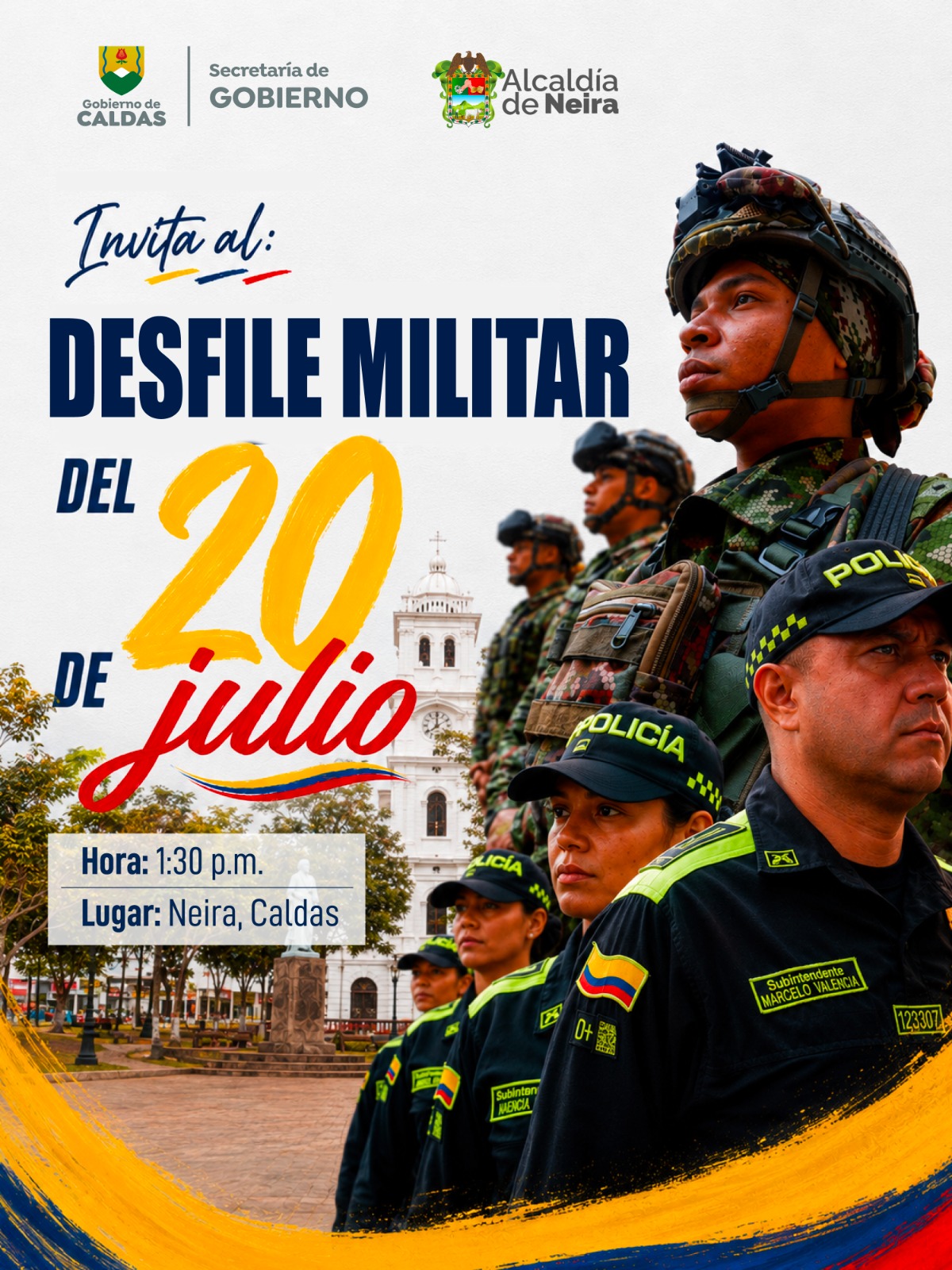 Neira sera escenario de la conmemoracion departamental de los 216 anos de la Independencia de Colombia