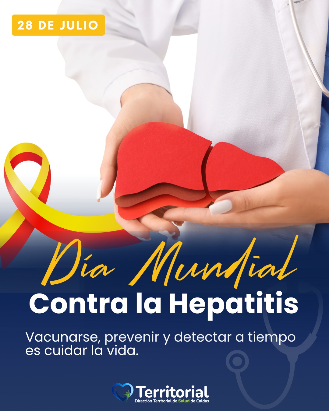 En medio de disminucion de casos, Caldas conmemora el Dia Contra la Hepatitis con un llamado a la prevencion, la vacunacion y el diagnostico oportuno