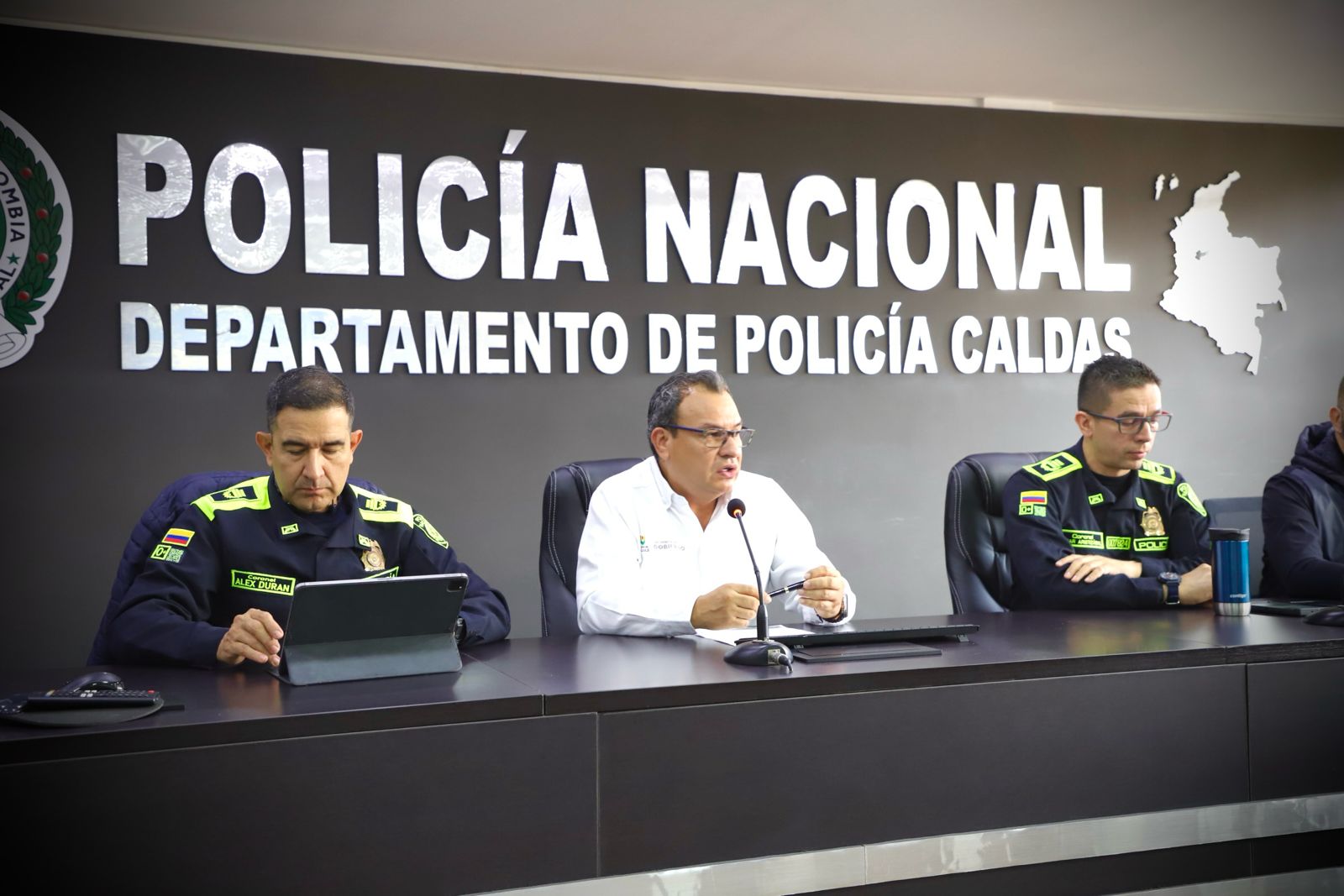 Gobernacion y Fuerza Publica de Caldas adoptan medidas de seguridad para garantizar la tranquilidad durante la jornada del 7 de agosto