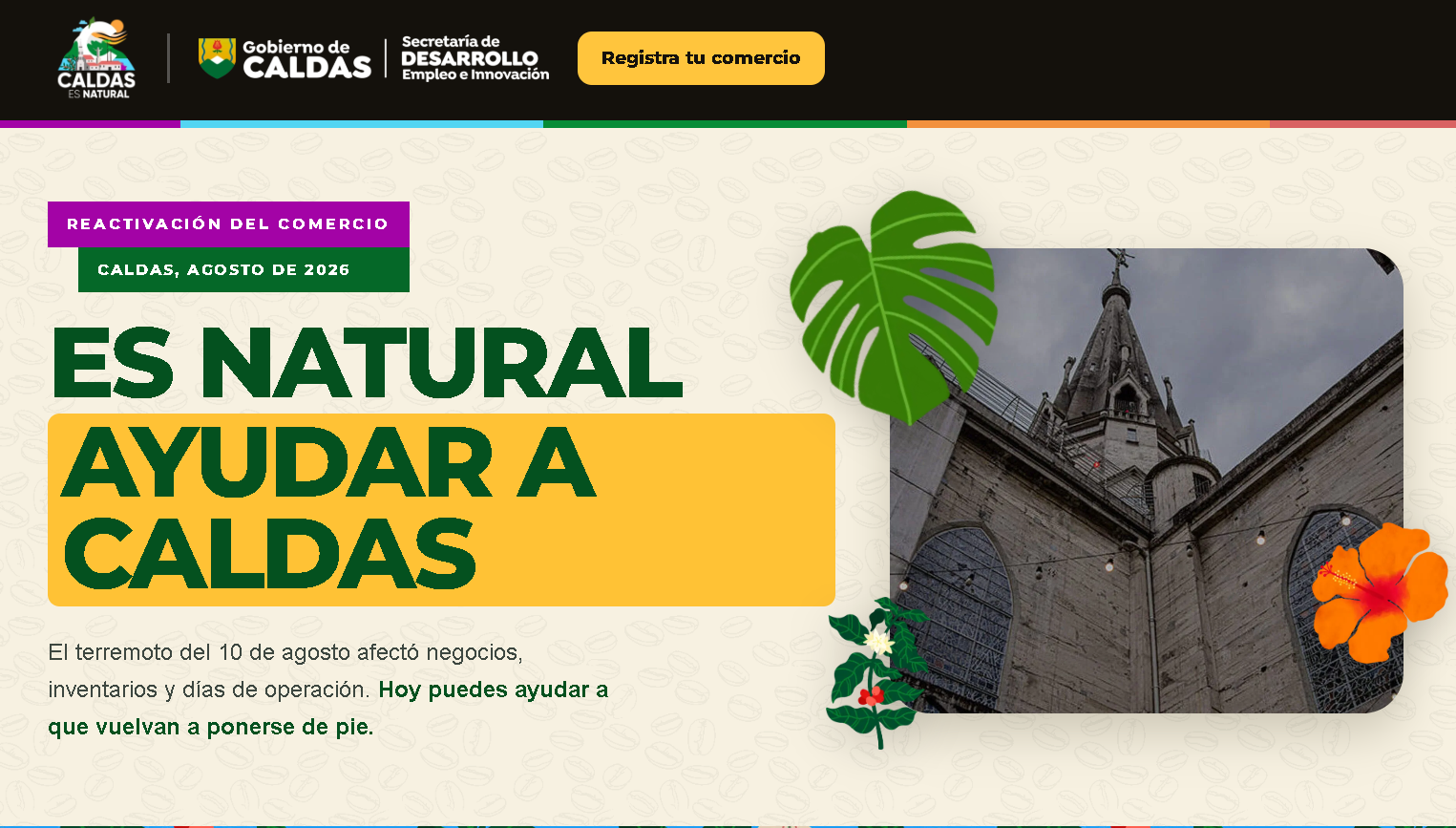 Desde Caldas nace Territorio LAB, una estrategia que busca conectar el conocimiento de Colombia y el mundo con la recuperacion economica tras el sismo