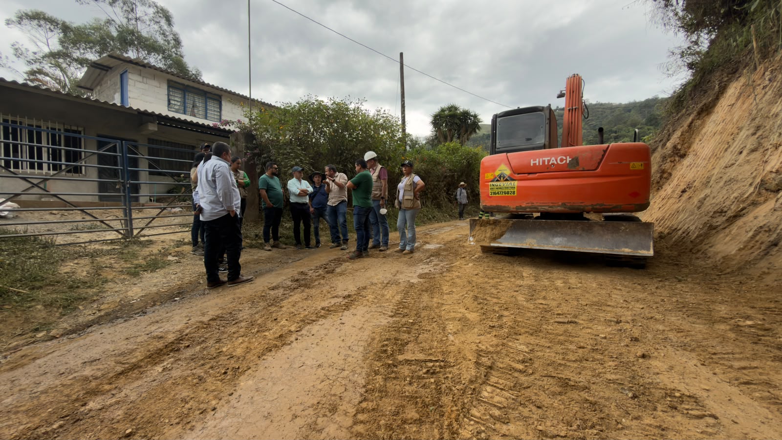 Obras de la via SupiaCaramanta se reactivan: maquinaria trabaja nuevamente en el corredor que conectara a Caldas y Antioquia