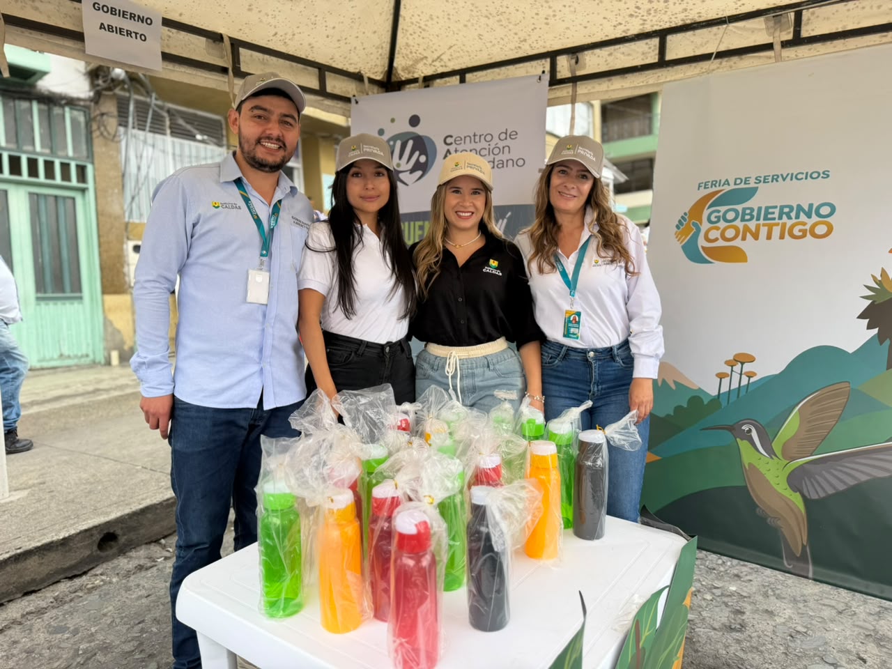 Secretaria Privada de la Gobernacion de Caldas se articula a la feria Gobierno Contigo en Neira para acercar la oferta institucional