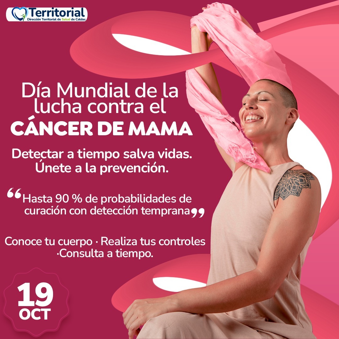 La Direccion Territorial de Salud de Caldas fortalece el llamado a la prevencion del cancer de mama
