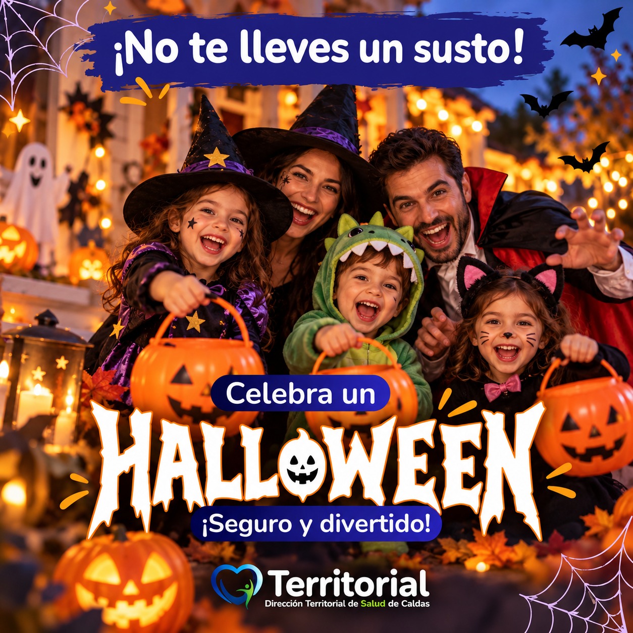 Direccion Territorial de Salud de Caldas brinda recomendaciones para un hallloween seguro y saludable